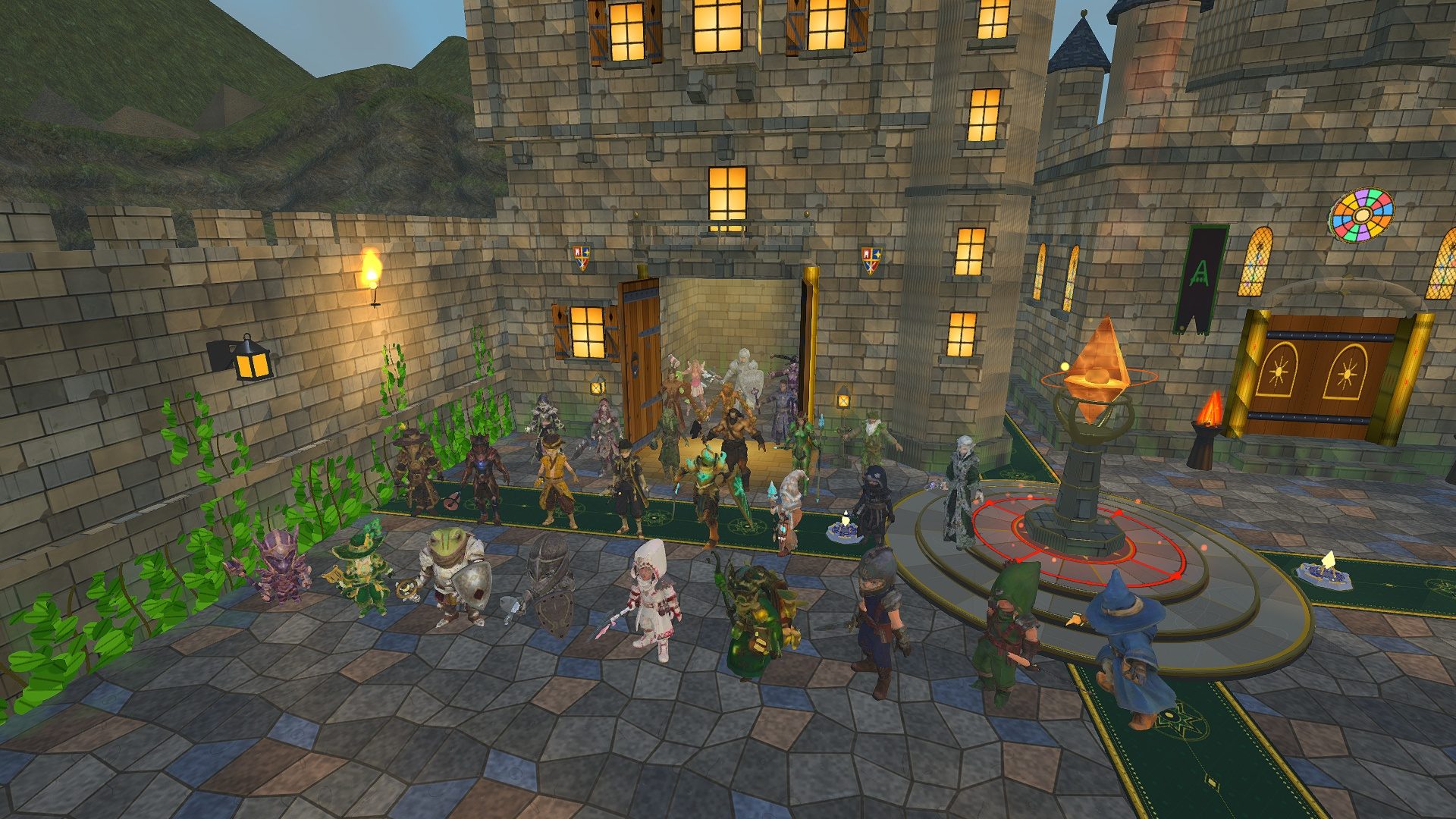 Path Defenders 3D tower defense - your full hero roster at the castle